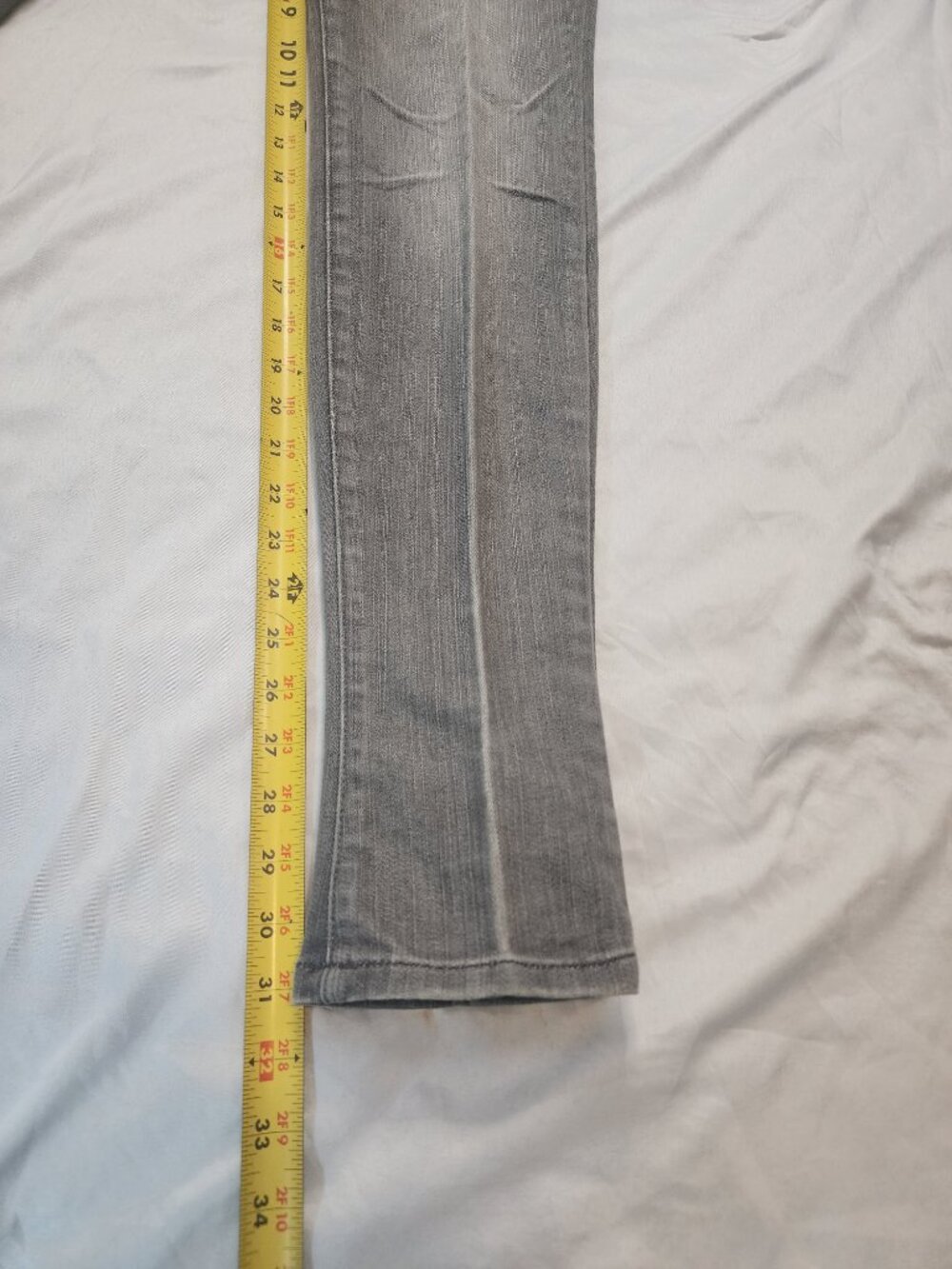 Joe's Jeans Chelsea Skinny Jeans Nikki Gray Wash Stretch Denim Women's Size 27 - Picture 10 of 12